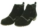 ドンケル・メンズワーキング・耐熱・溶接靴 中編上靴 ベロアブラック（受注生産）